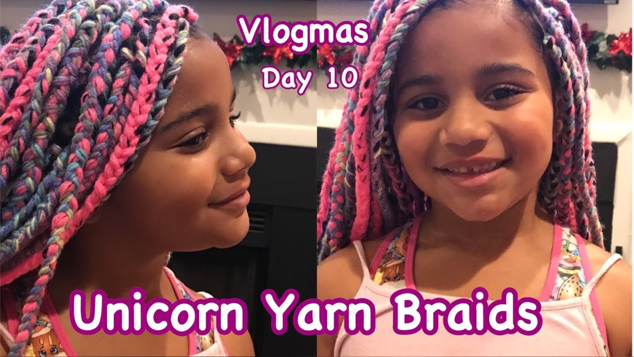 Unicorn Yarn Braid | Vlogmas Day 10 | SoSo Sunday