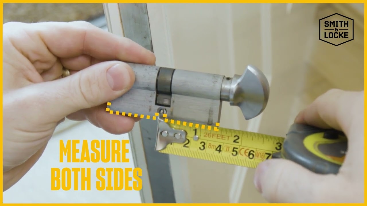 Simple steps in changing a cylinder lock | Screwfix