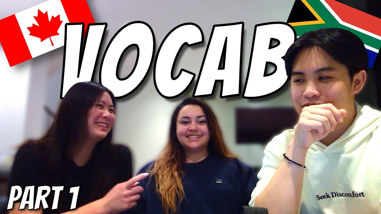 South African vs Canadian VOCABULARY DIFFERENCES | Part 1