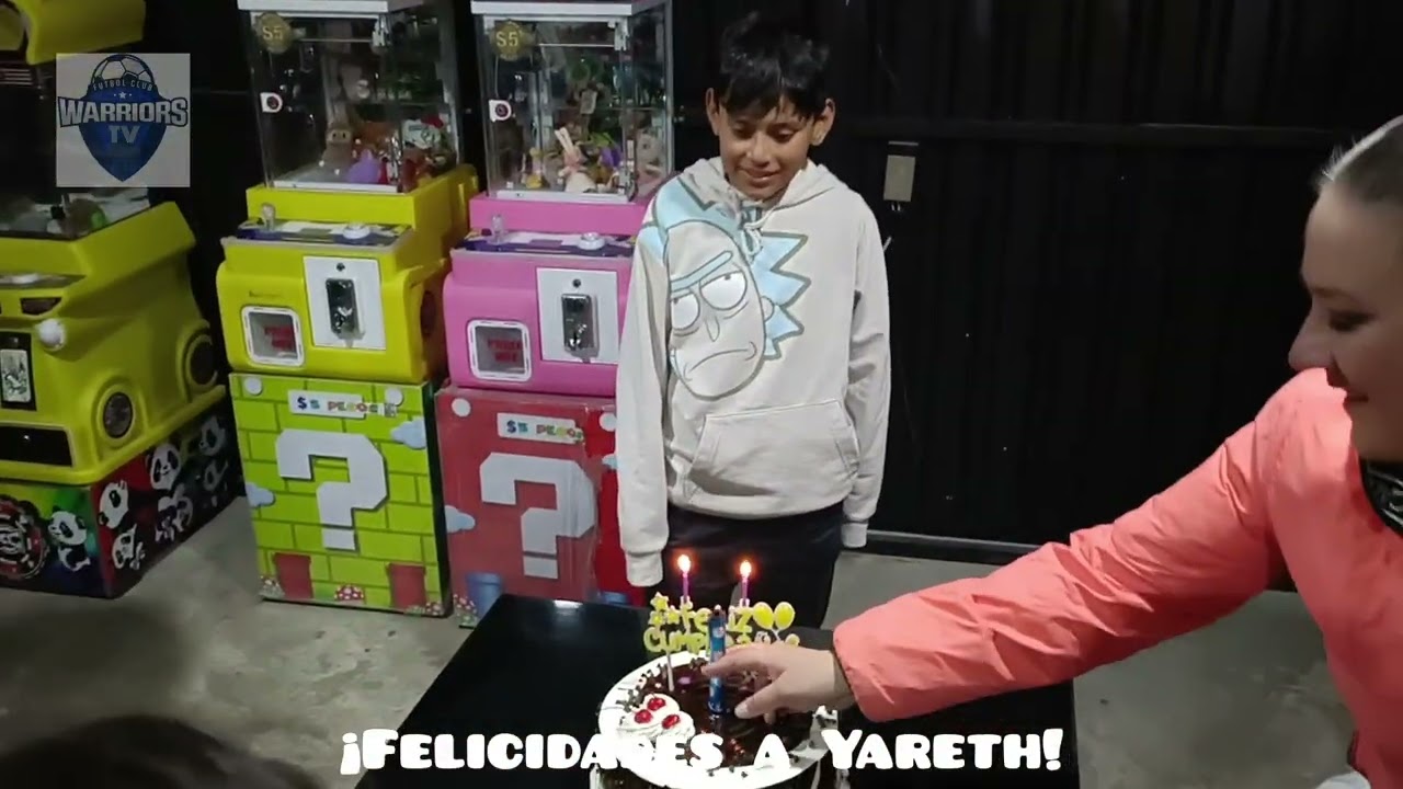 ¡Felicidades a Yareth por su cumpleaños 🎂 de parte de toda tu familia de Warriors FC Hidalgo!