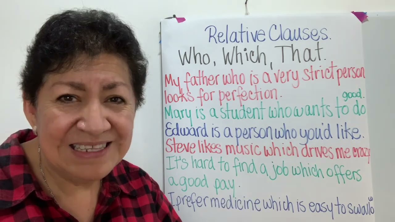 Clase 107 Relative Clauses: who, which, that