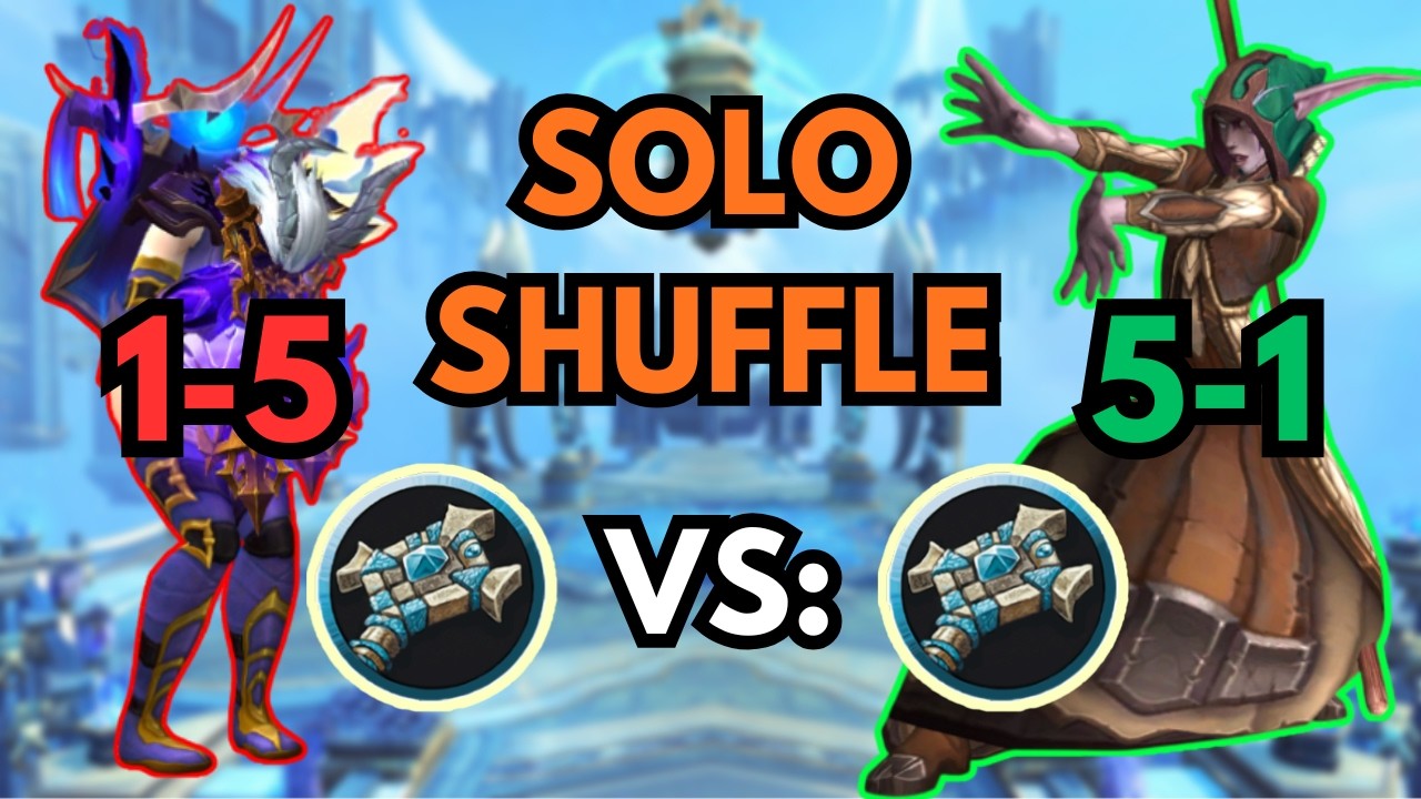 Holy Priest Mirror Match! 5-1 Solo Shuffle | Midnight PvP Season 1