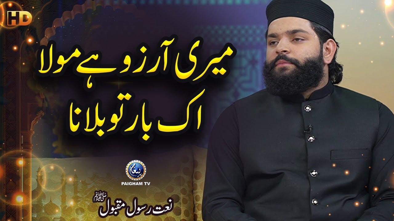 🎧 Meri aarzo hai Mola | دعا | Hafiz Ameer Hamza Shaheen