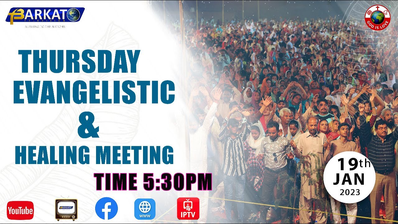 🔴Thursday Evangelistic and Healing Meeting   | Barkat Tv || 19 January 2023