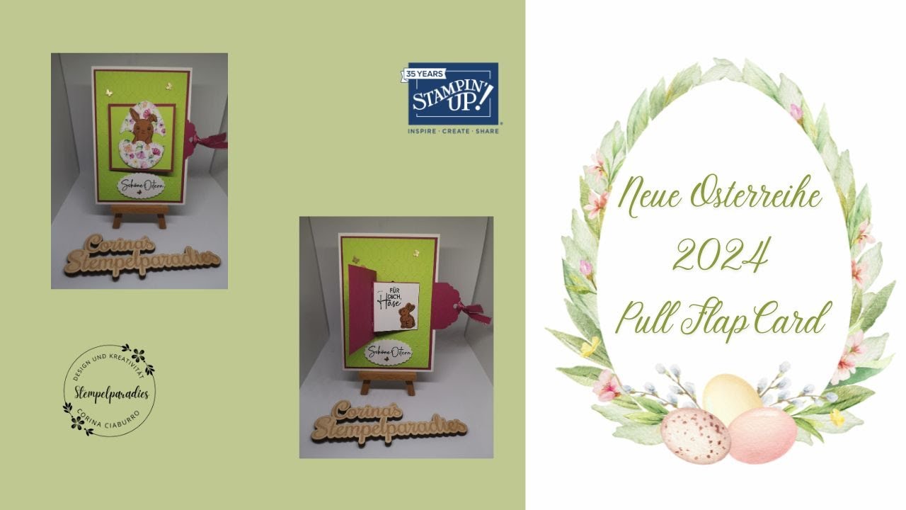 Neue Videoreihe Ostern 2024 | Pull - Flap - Card | Stampin Up!
