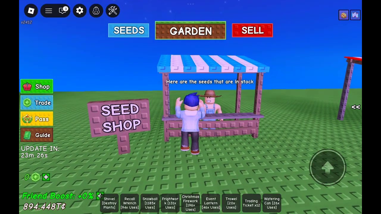 Admin abuse in grow a garden #7 (the last episode in 2025)