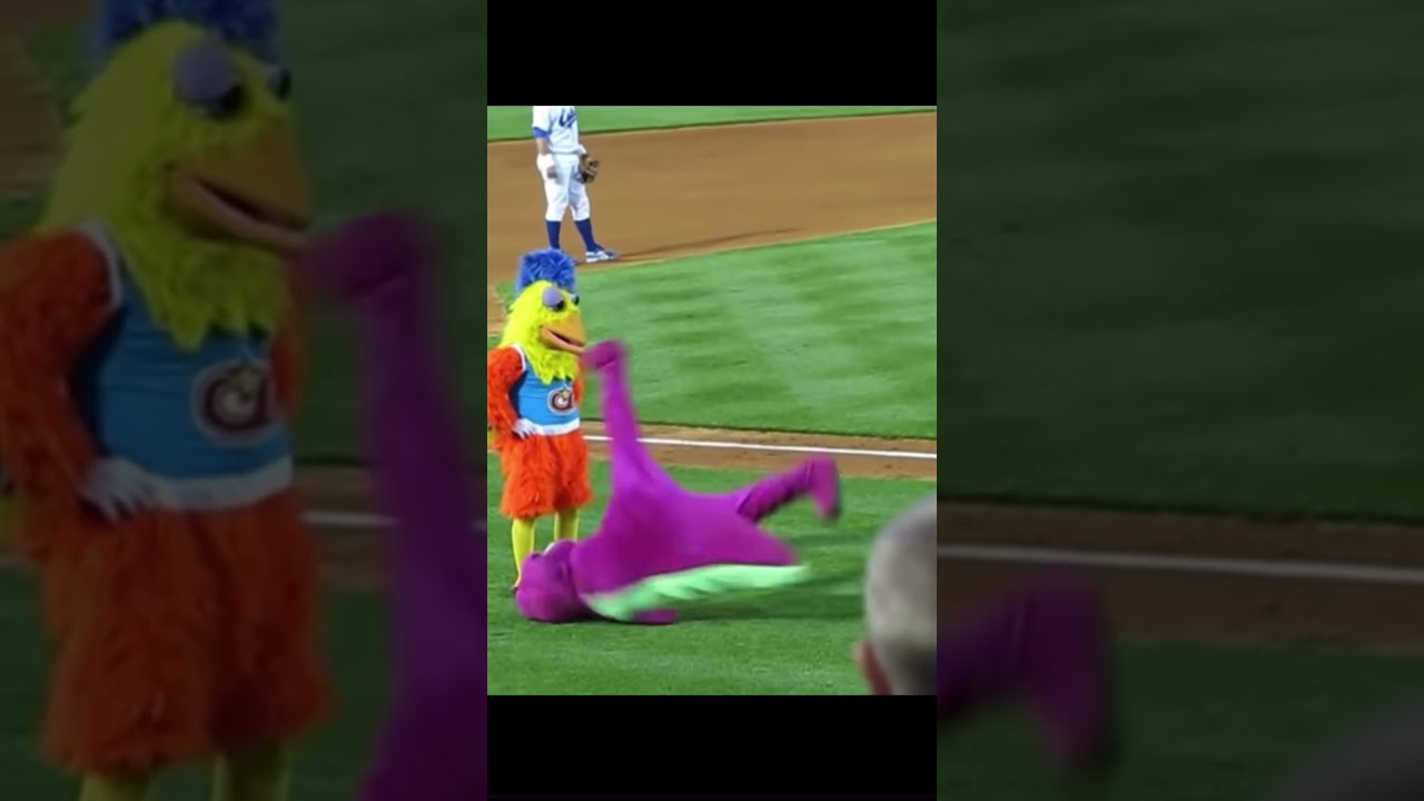 Barney on god mode 
