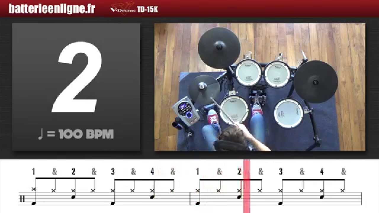 DÉBUTANT : Vos 3 premiers FILLS/BREAKS à la batterie
