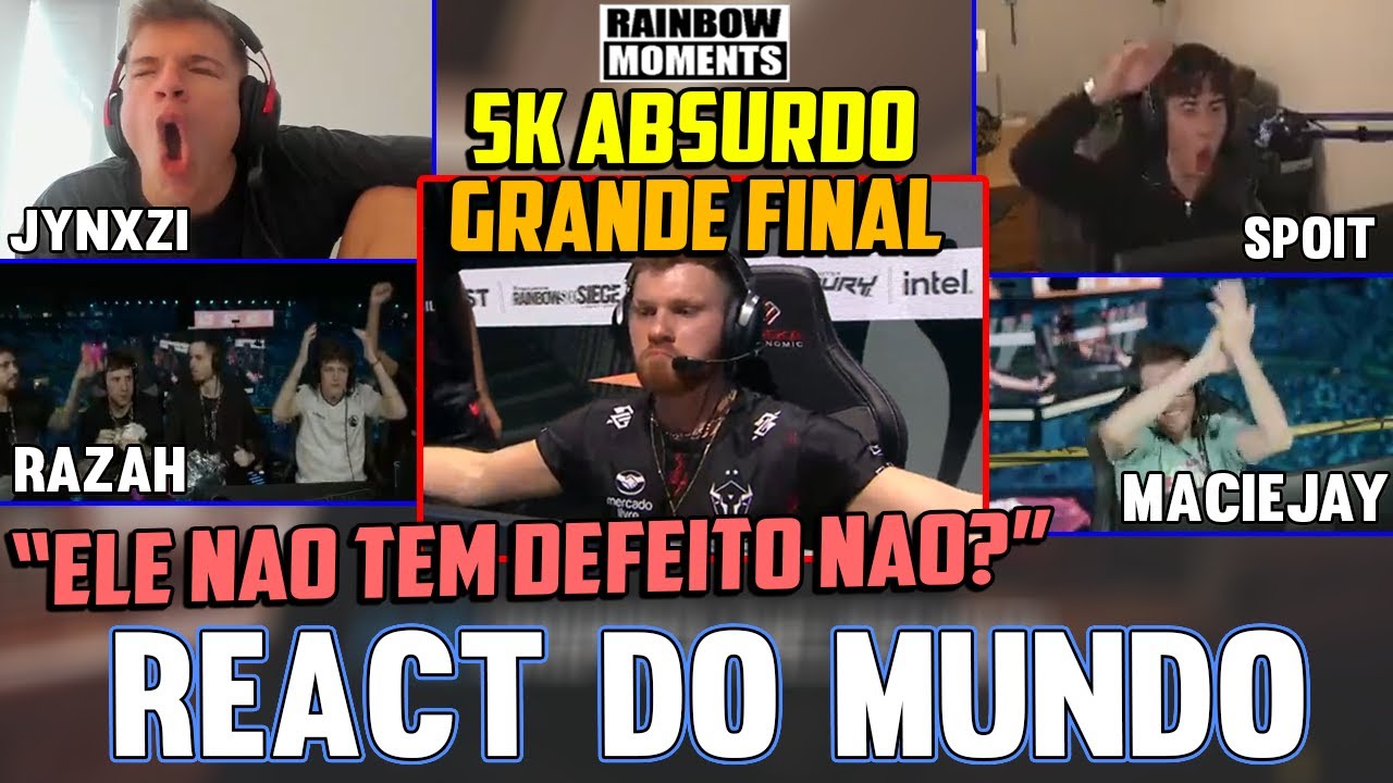 A REAÇÃO DO MUNDO NO 5K INSANO DO HERDS NA GRANDE FINAL! W7M x FAZE - REACT SIX INVITATIONAL 2024