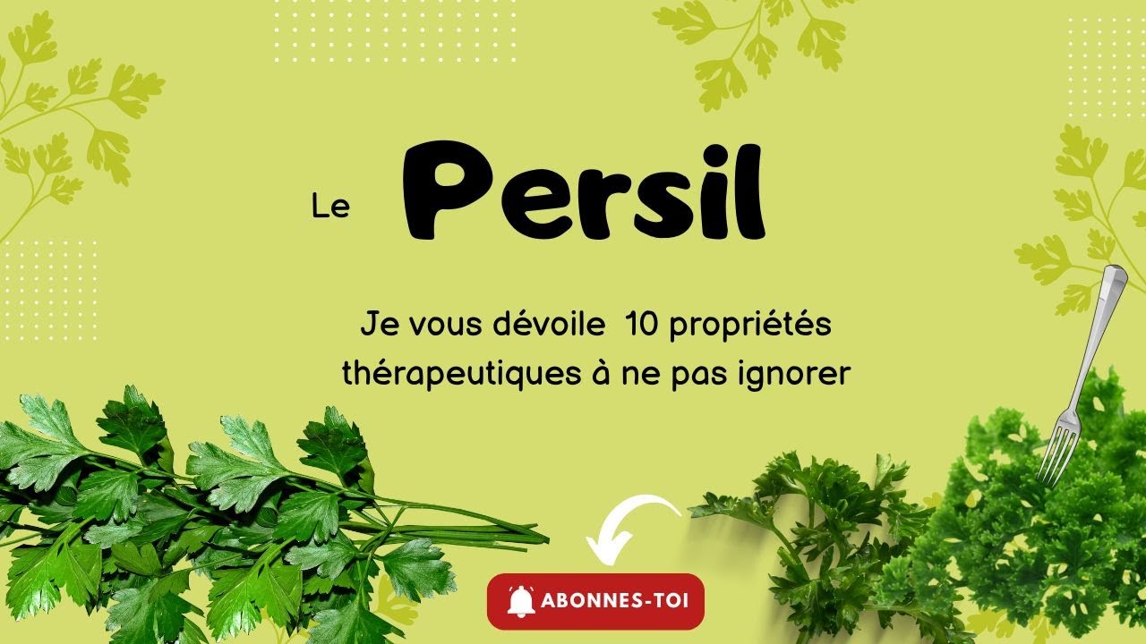 La plus célèbre des herbes: le persil 10 bienfaits puissants pour la santé #persil #bienfaits #santé