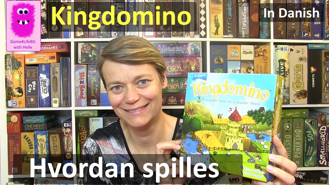 Kingdomino, Hvordan spilles (In Danish, brætspil)