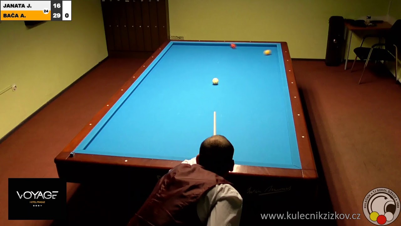 Czech Grand Prix 3-cushion MT Adam Bača v Jan Janata