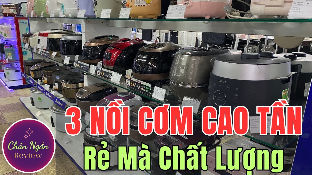 3 Nồi Cơm Điện Cao Tần Ngon – Bền – Rẻ Đáng Mua Nhất 2025 | Chân Ngắn RV