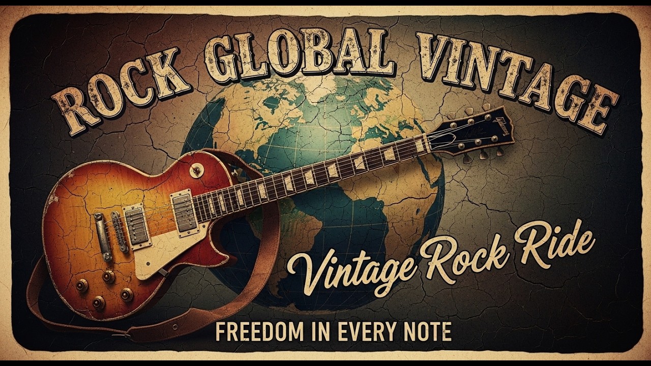 Best Rock Global Vintage 🎸 Vintage Rock Ride 🔥 Freedom in Every Note
