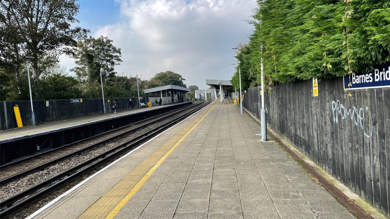 South Western Railway Trains at Barnes Bridge on October 9th 2021