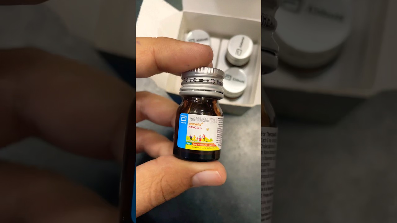 Arachitol Nano Oral Solution | Vitamin d3 Solution #shorts #vitamind3 #ytshorts #trending