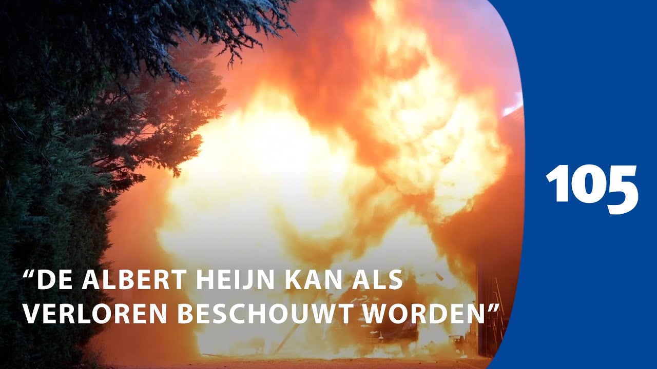 Grote brand bij Albert Heijn Soendaplein | Haarlem105
