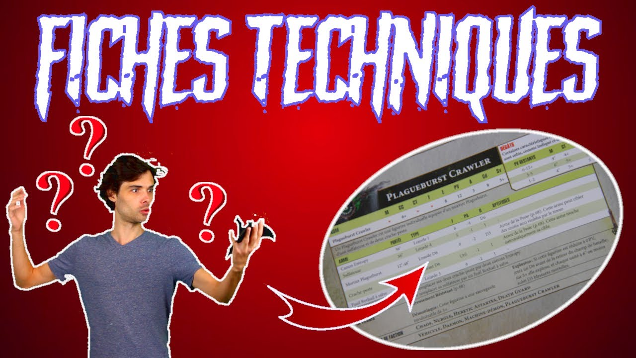 LEARNING TO PLAY WARHAMMER 40,000 Ep.1 - How to read the technical sheets?
