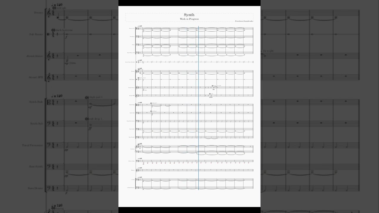 Musescore 4 - Audio Ollie Scoring Synth (Work in Progress)