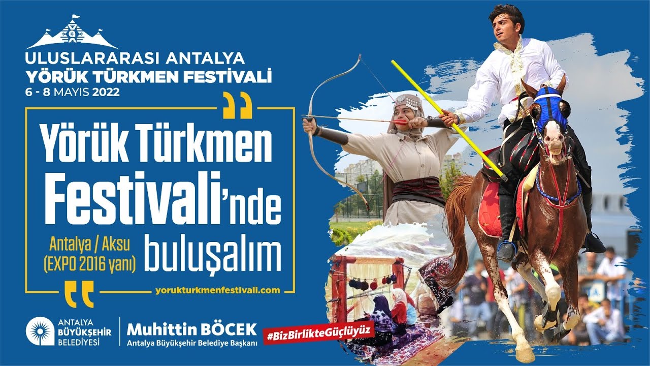 Uluslararası Antalya Yörük Türkmen Festivali | Halk Dansları Gösterisi