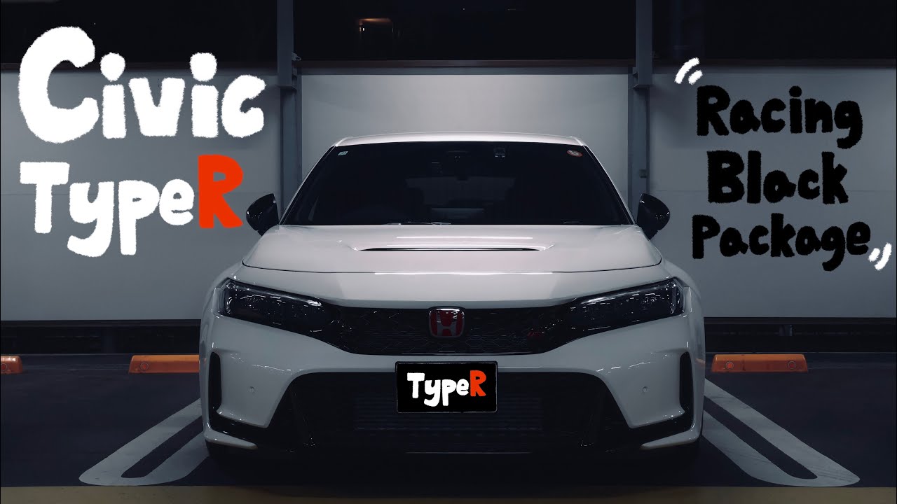 Civic TypeR Racing Black Package祝納車(父上の車)✌️