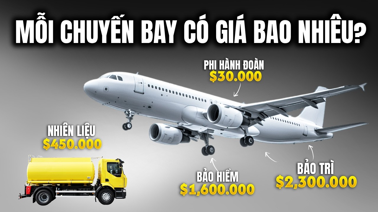 Chi phí THỰC TẾ để lái một chiếc máy bay CÒN CAO HƠN bạn nghĩ