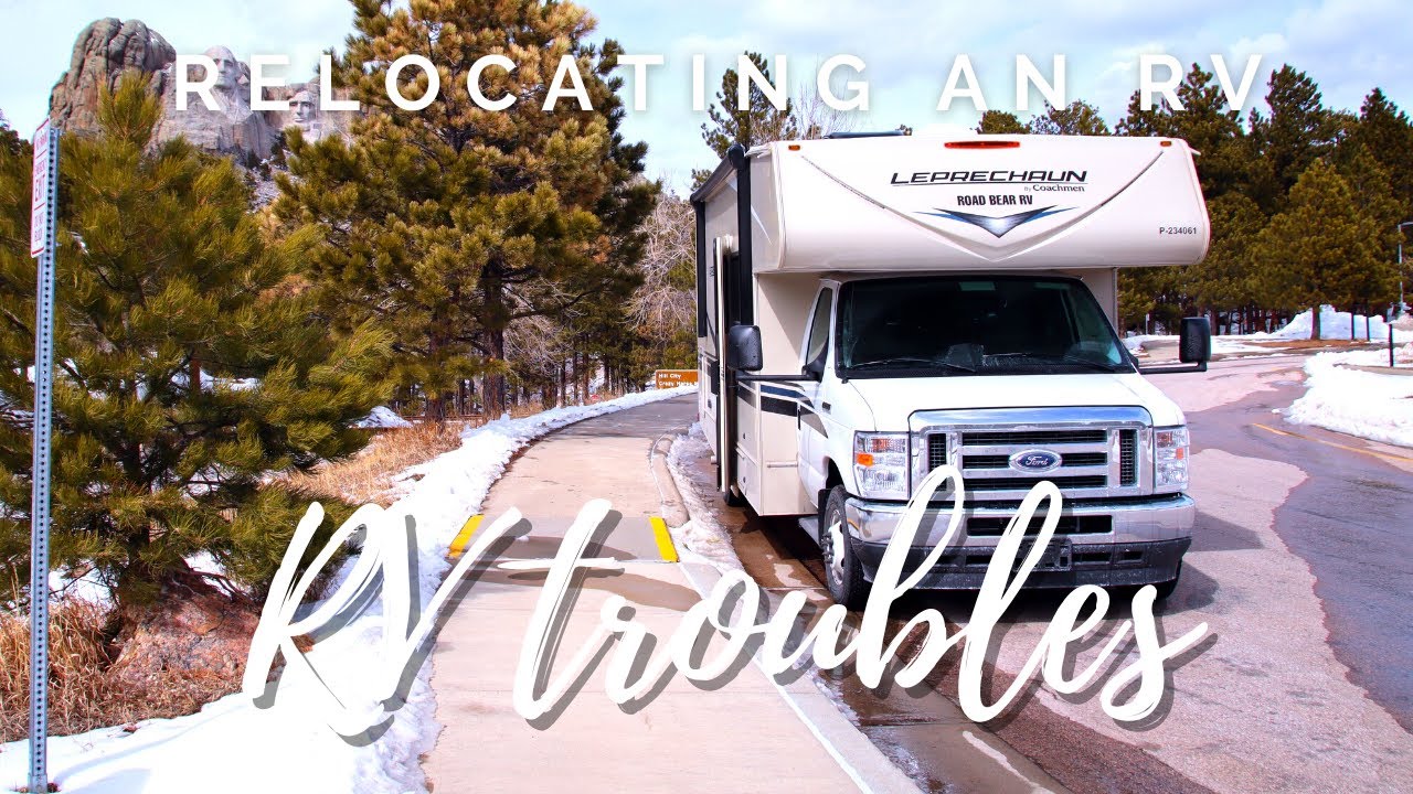 Relocating a brand-new RV for $9 a day. First day of driving. Trouble with the vehicle. Freezing!