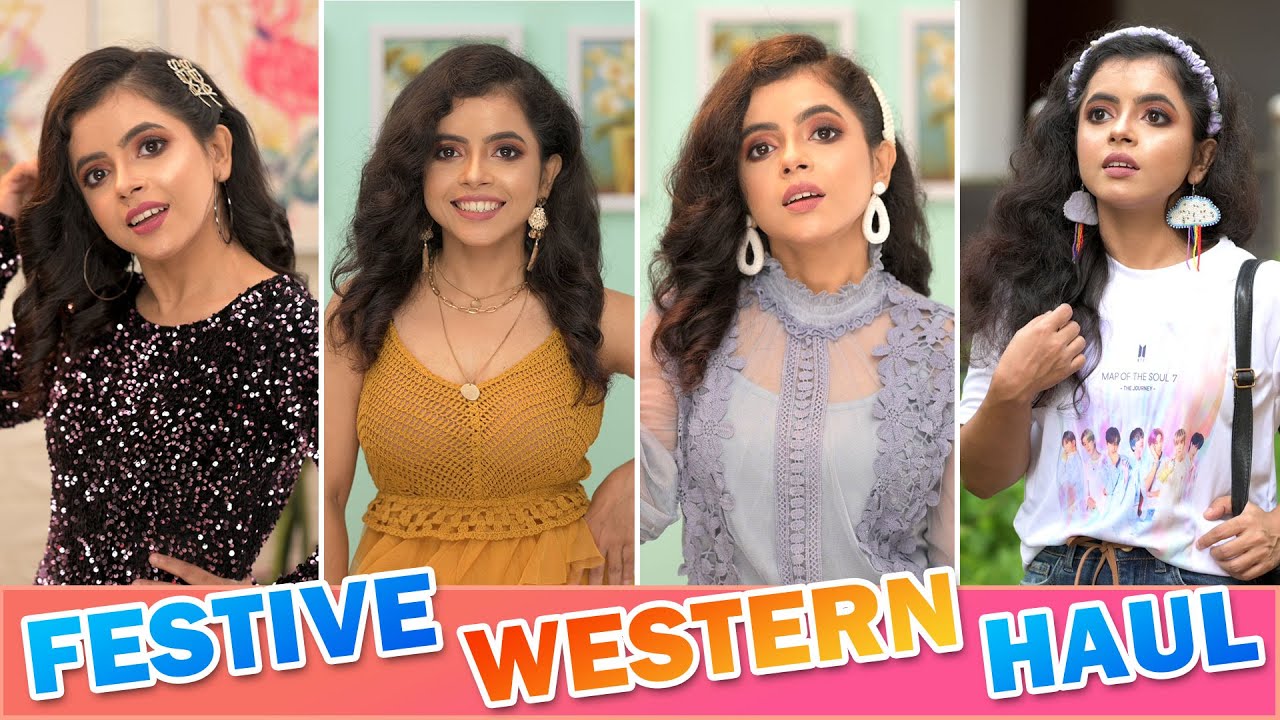 ✨ DIWALI *WESTERN* SHOPPING Haul for *DURGA PUJA*  | Meesho | Munna Unplugged 