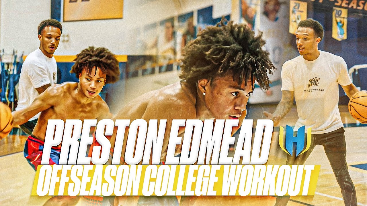 Hofstra Commit Preston Edmead Off-Season Workout with former D1 Player Aaren Edmead