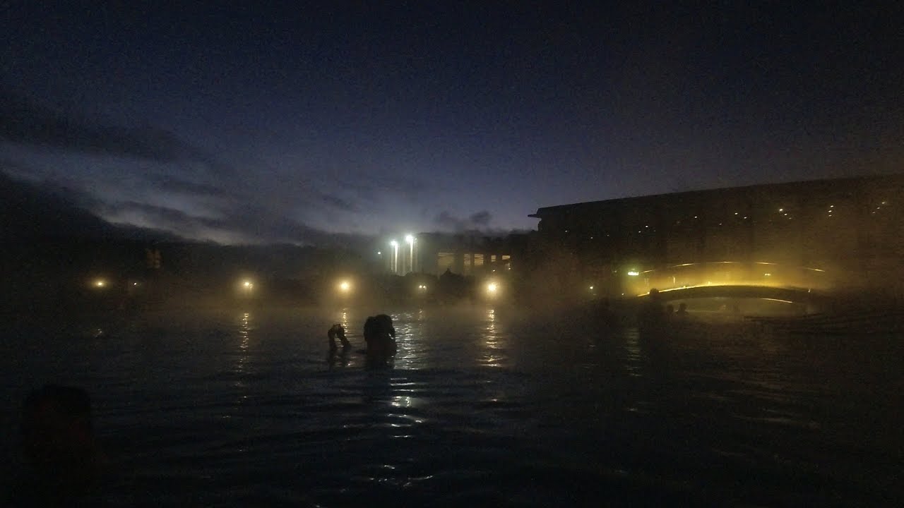 Fascinating Blue Lagoon at night in winter season | Trip to Reykjavik, Iceland 2022