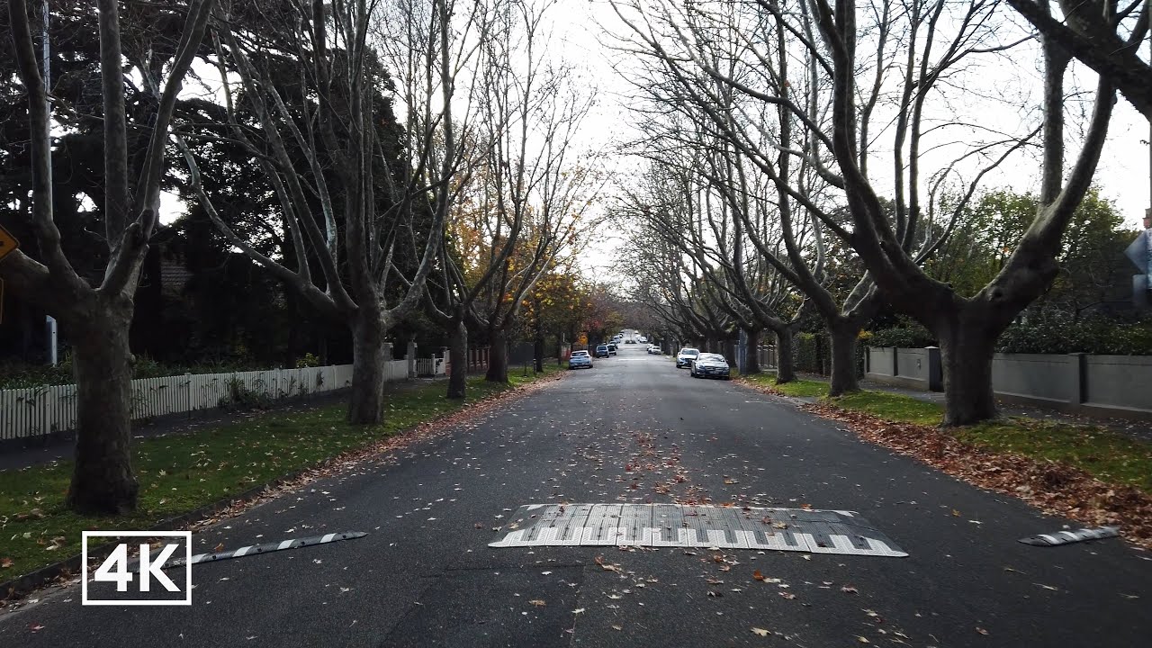 Afternoon winter walk in Malvern East 4k