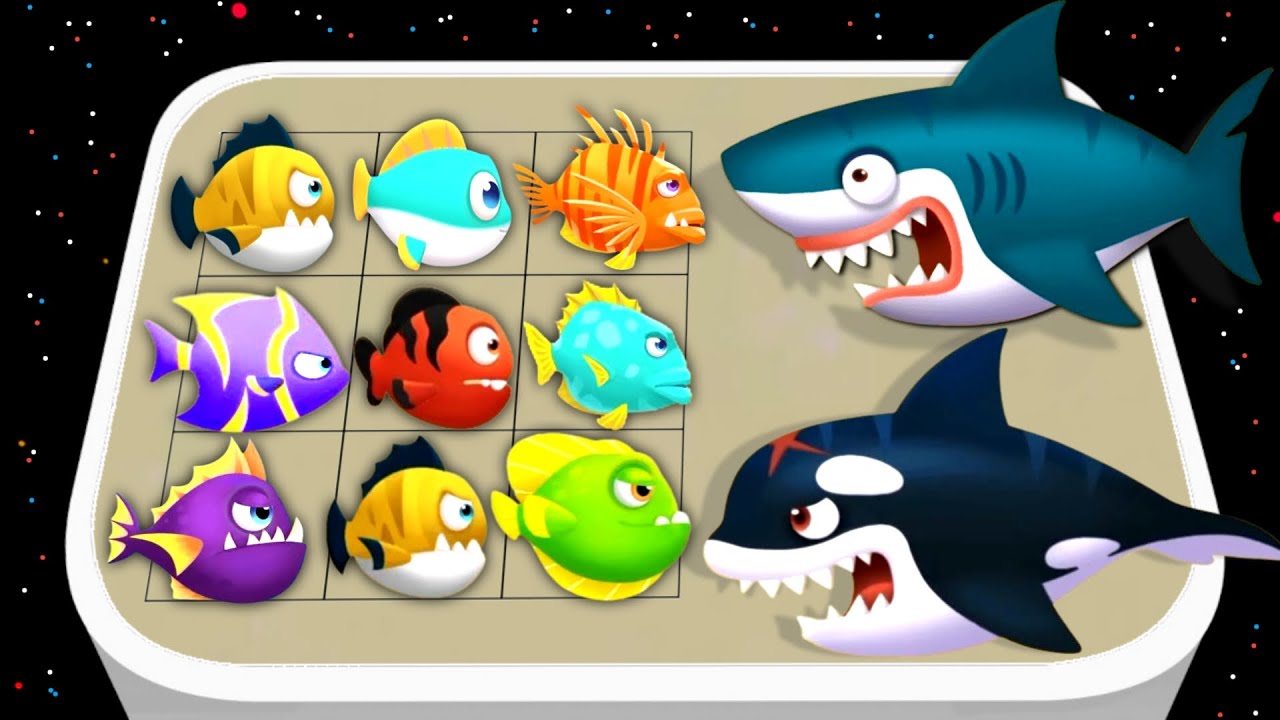 Merge Fish Evolution : Monster Shark vs Fish Master, Merge Fish Deap Sea Warfare, New Video