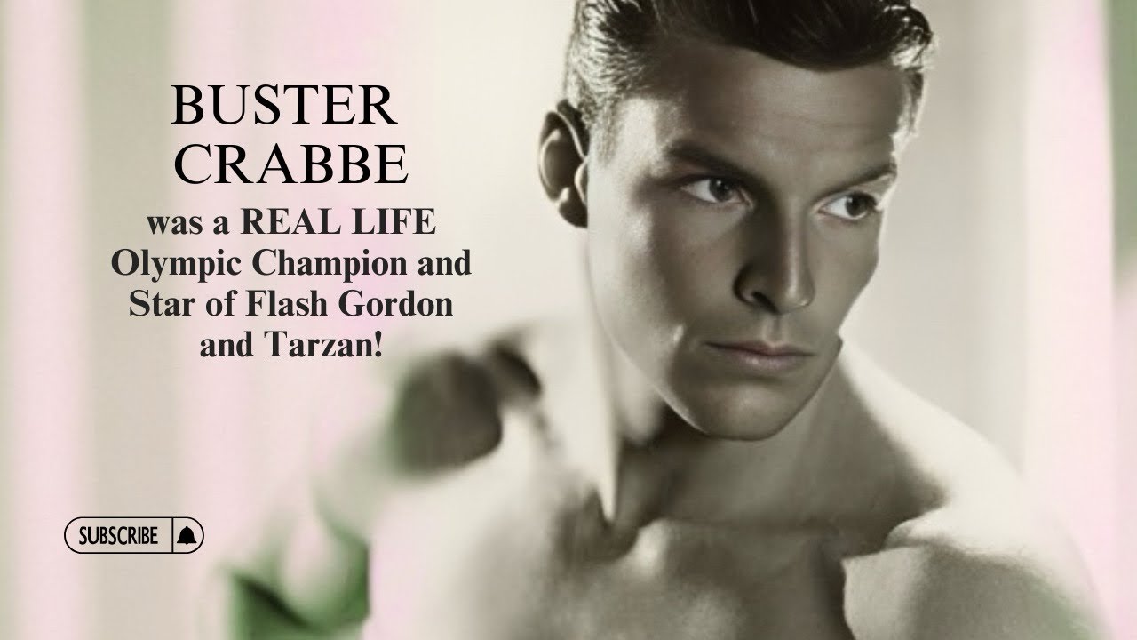 Buster Crabbe was a REAL LIFE Olympic Champion and Star of Flash Gordon and Tarzan!