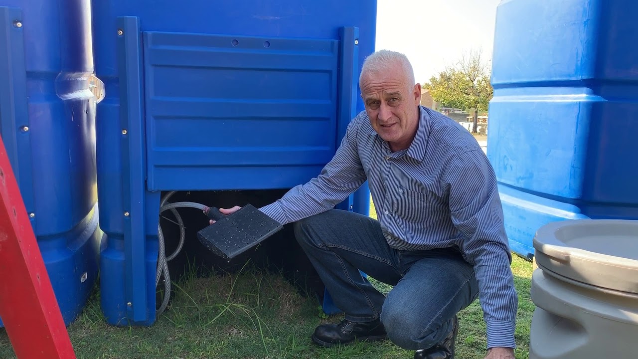 Portable Sanitation. The Buffalo Toilet / How Does The Service Hatch Work
