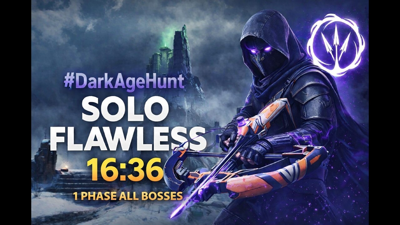 #Darkagehunt Solo Flawless in 16 mins  - Warlord Ruin- Void Hunter