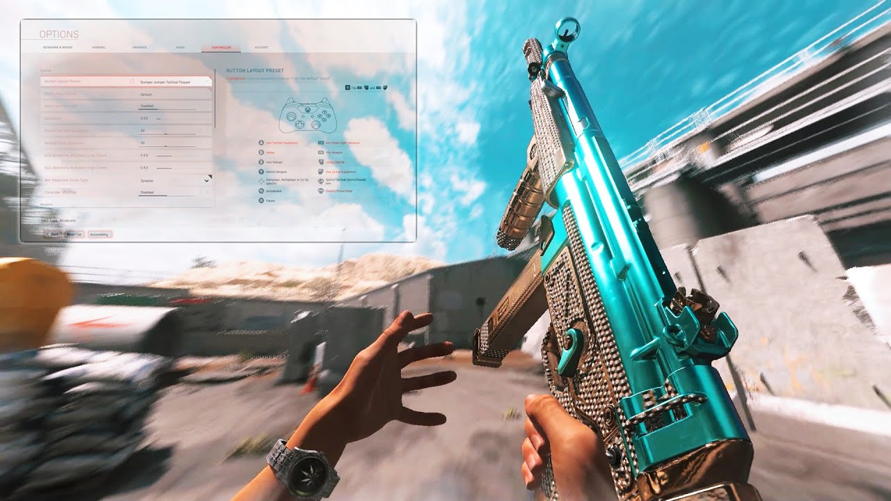 PS5 Controller MW Movement Settings