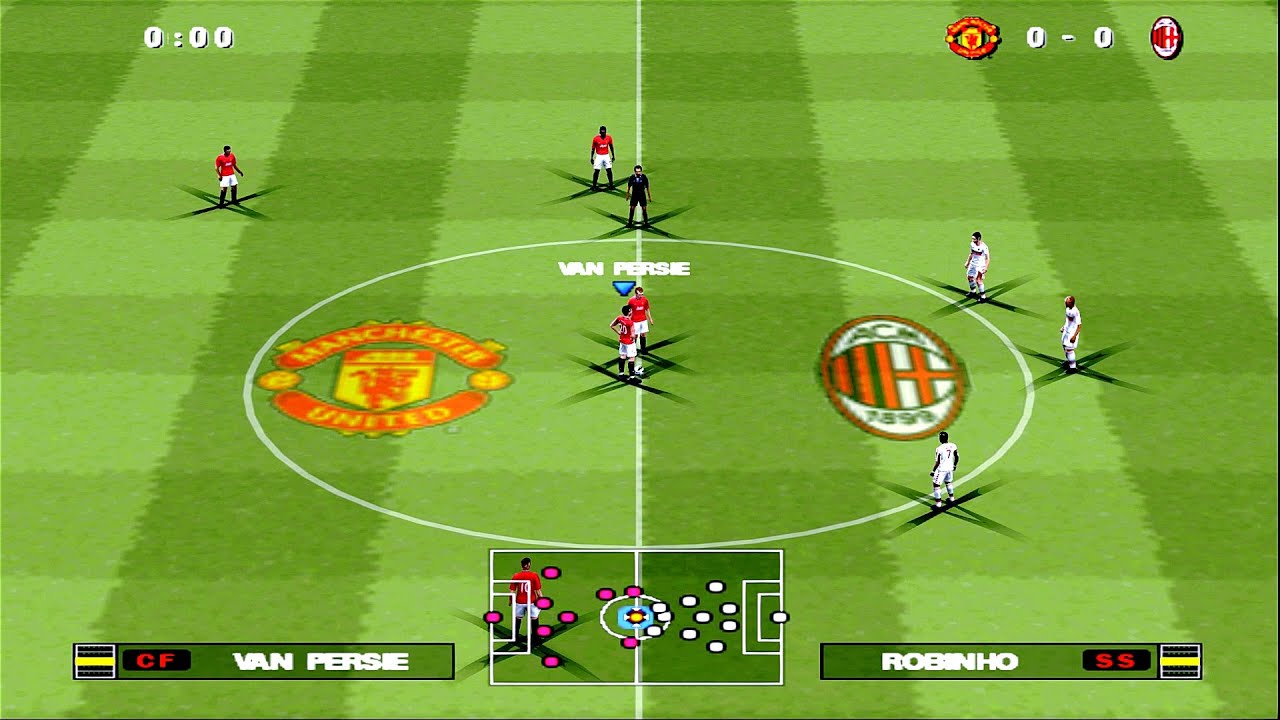 PES 2013 - Manchester United vs AC Milan | PS2