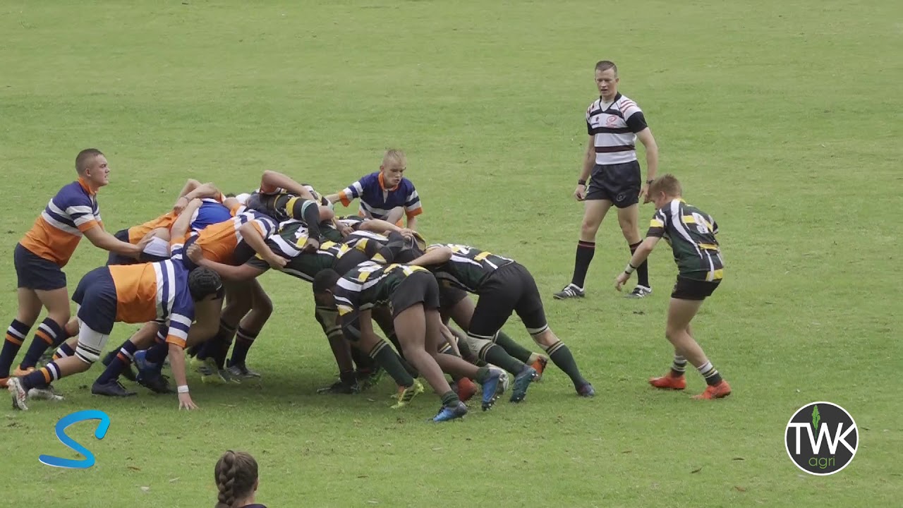 School Rugby Action - u/16 Piet Retief vs Pionier 29-02-20