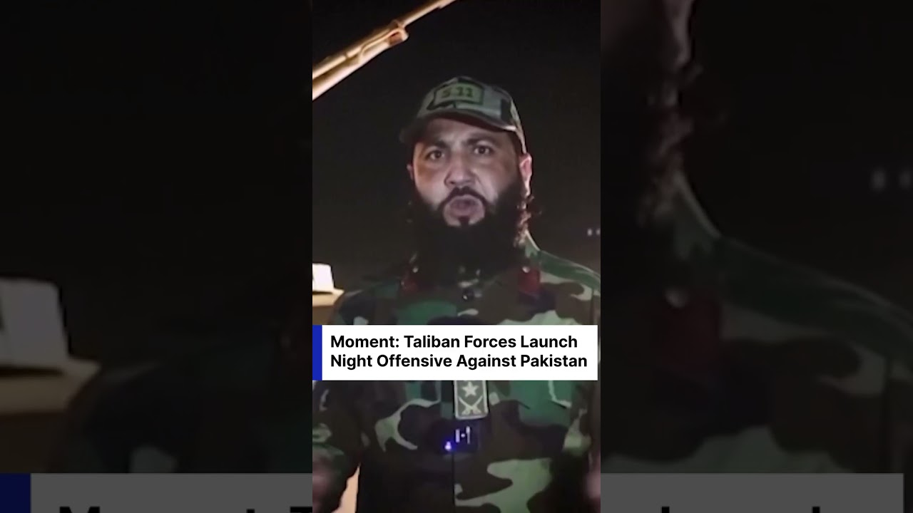 MOMENT: Taliban Forces Launch Night Offensive Against Pakistan Following Airstrikes |DRM News | AH1C