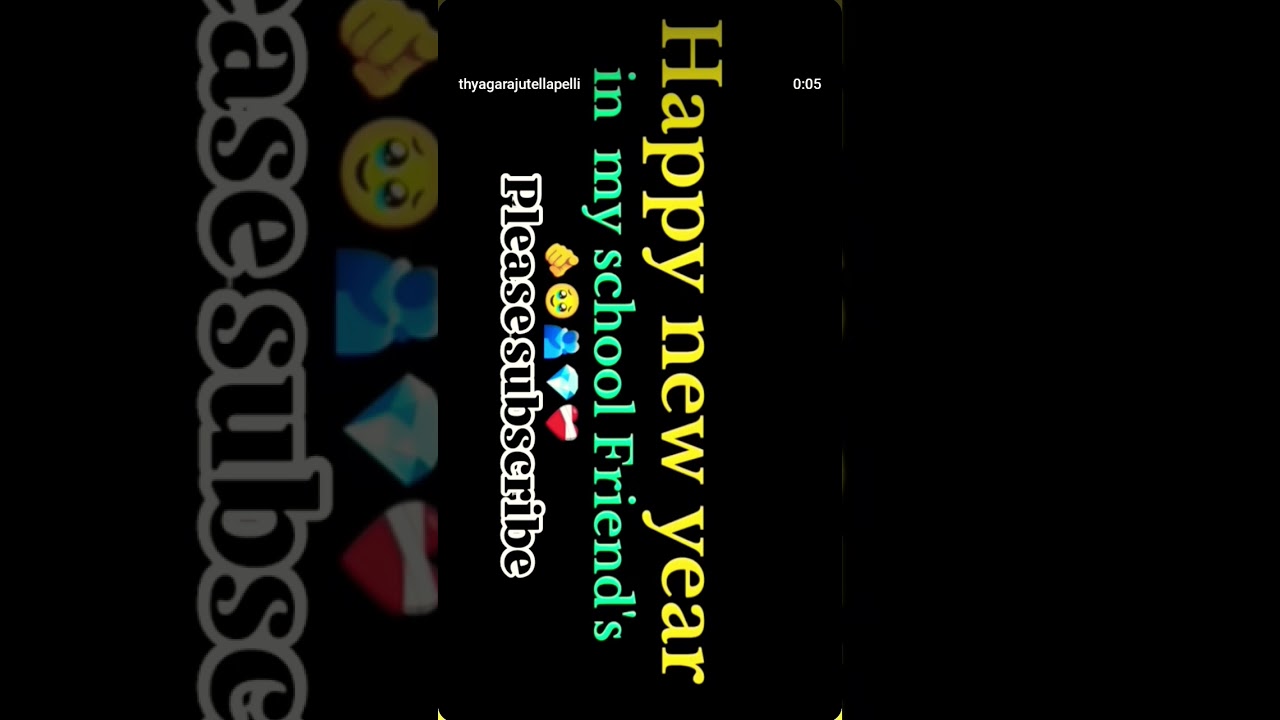 10th class school friends Happy New Year 2026 be happy always my friends