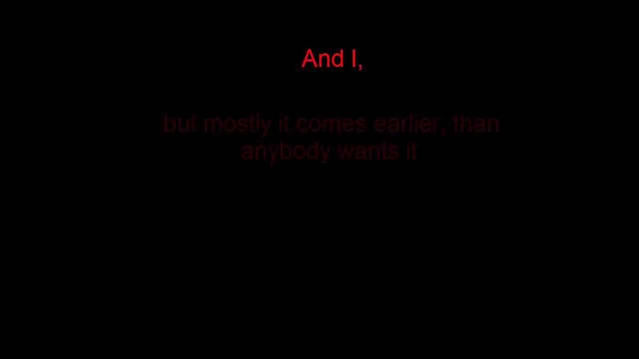 Won't forget these days - Fury in the Slaughterhouse (LYRICS)