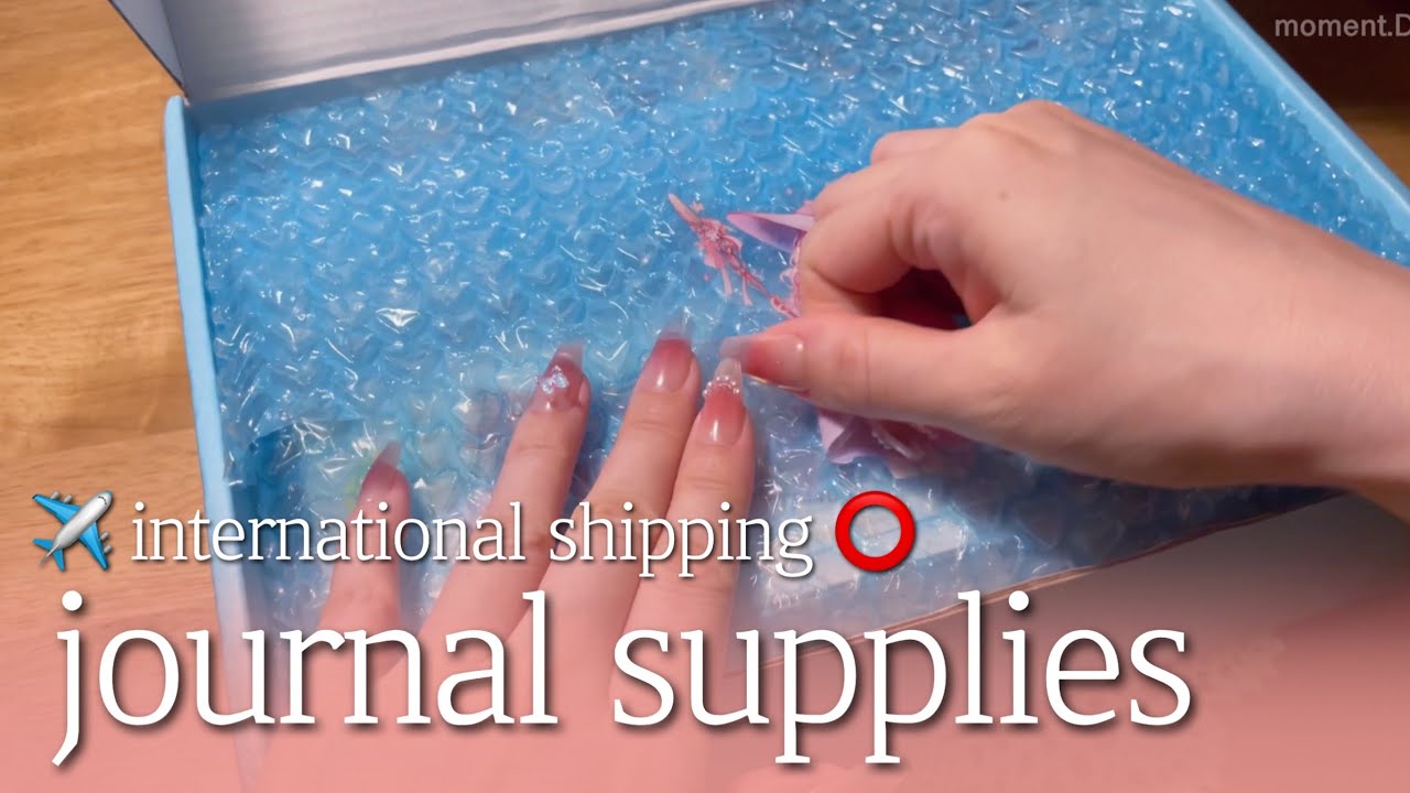[sub] 취향껏 골라본 저널세이 언박싱&다꾸 ASMR journal supplies unboxing 🌸journalsay ✈️international shipping⭕️