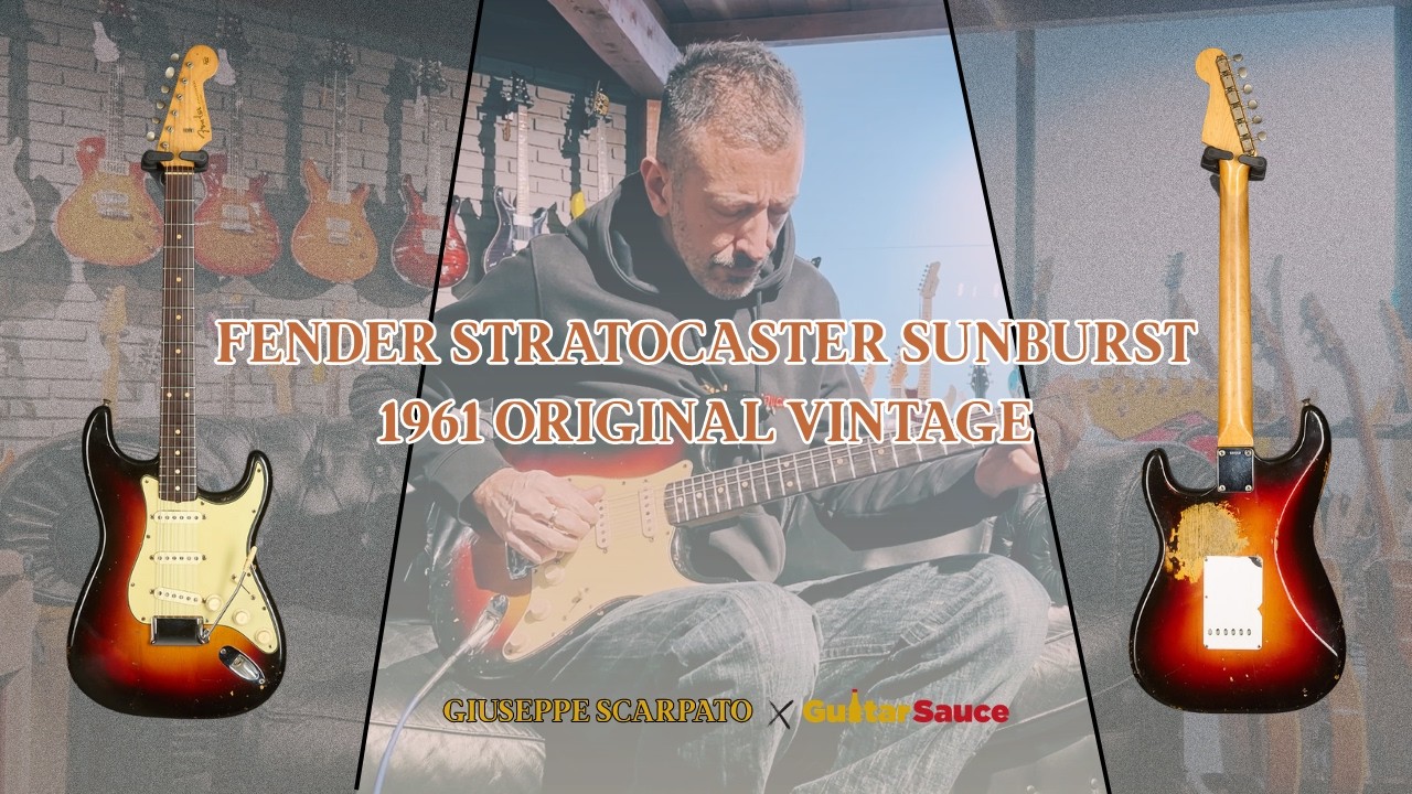 Fender Stratocaster Sunburst 1961 Original Vintage | Demo by Giuseppe Scarpato