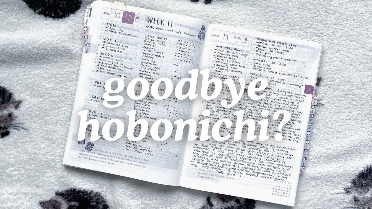 why the hobonichi cousin isn't working for me 📓 💫 + my next journal