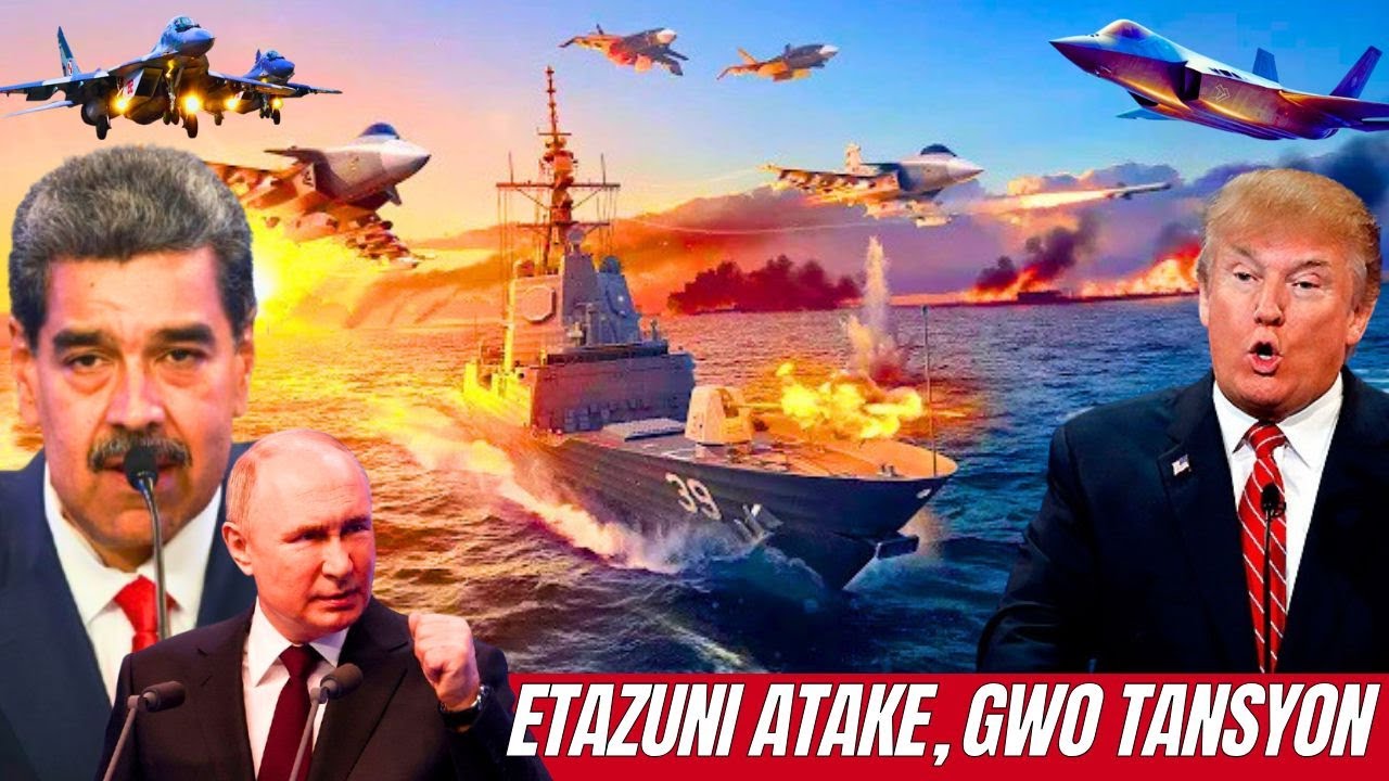 Etazuni atake (4 m&ograve;), d&egrave;nye jou pou Maduro kite peyi li😱 Etazuni : fabrikasyon tout kalite mansonj