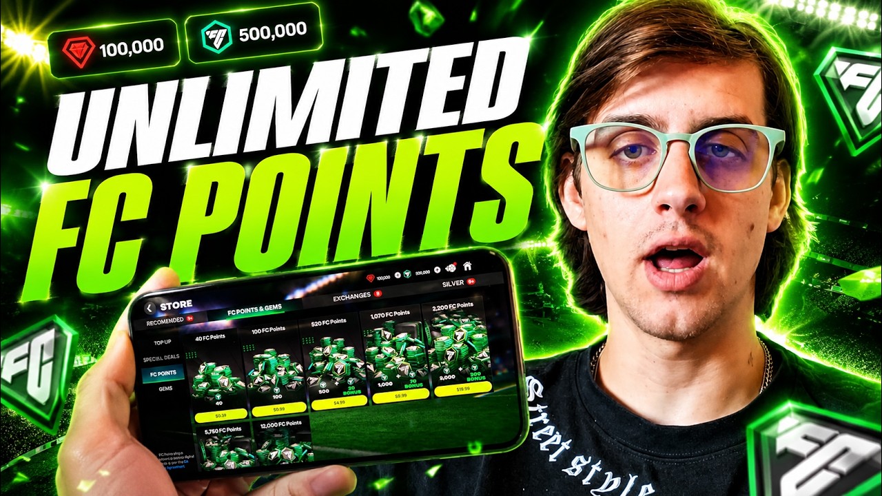 FC Mobile Free FC Points - How To Get FC Mobile 26 Unlimited FC Points (iOS Android) Tutorial