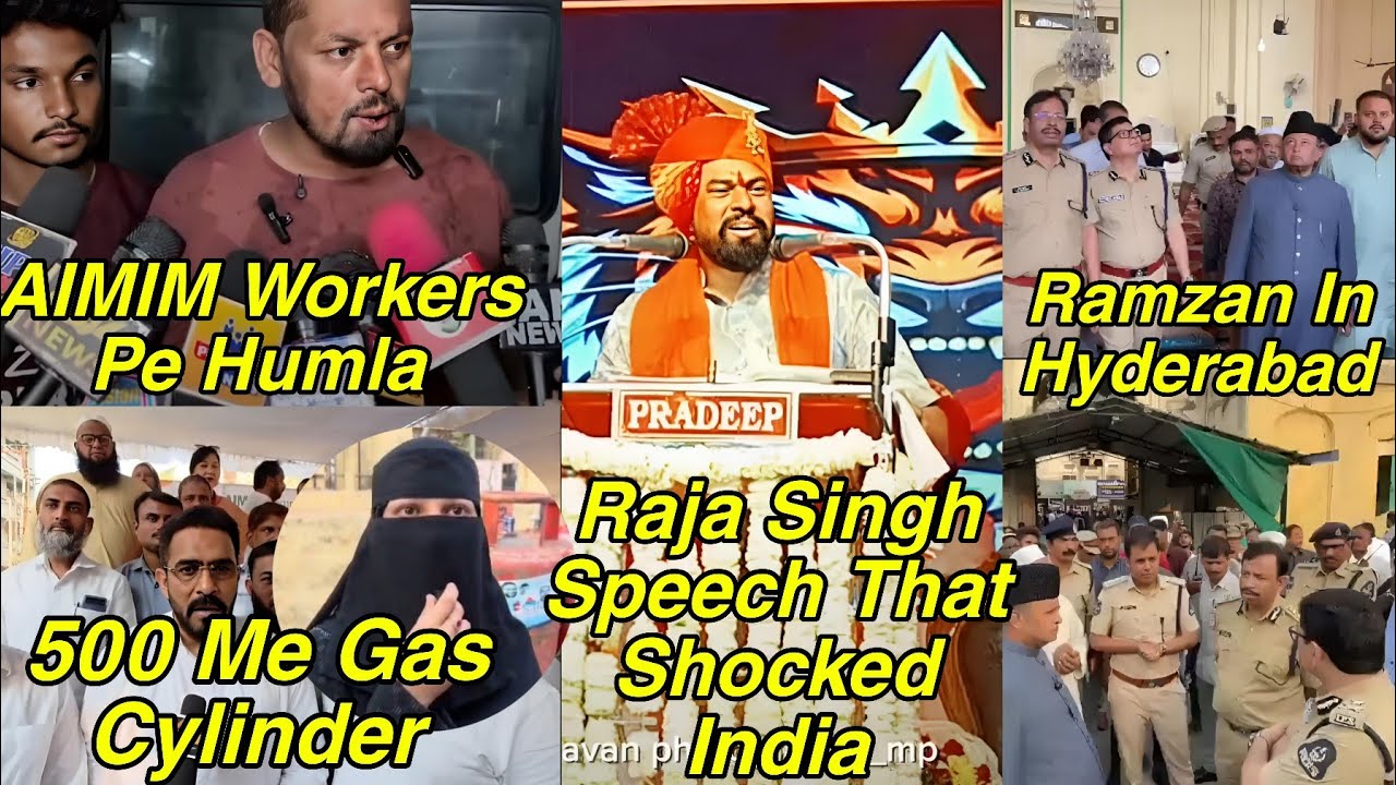 Raja Singh Ka Bhadkao Bayan | AIMIM Workers Pe Humla | 500 Me Gas Cylinder | Hyderabad Me Ramzan 