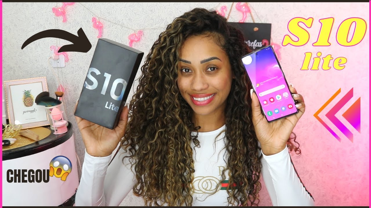 S10 LITE - Unboxing e Primeiras Impressões + Pontos Negativos l Sarah Gontijo