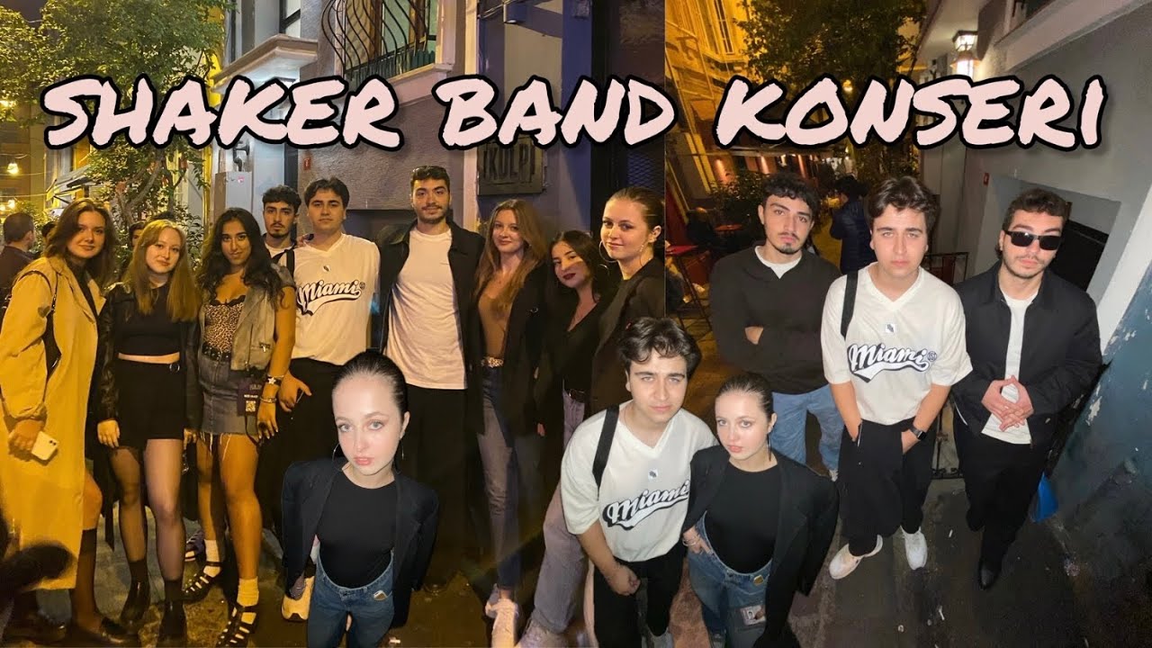 blind taksim'de shaker band konseri | vlog