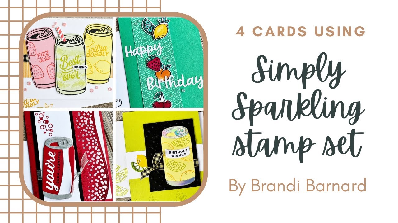 Make four awesome cards using Simply Sparkling by Stampin’ Up!